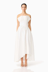 Laurel Sleeveless Maxi Dress In White