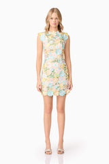 Yvette 3D Mini Dress In Floral