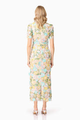 Oslo 3D Floral Midi Dress