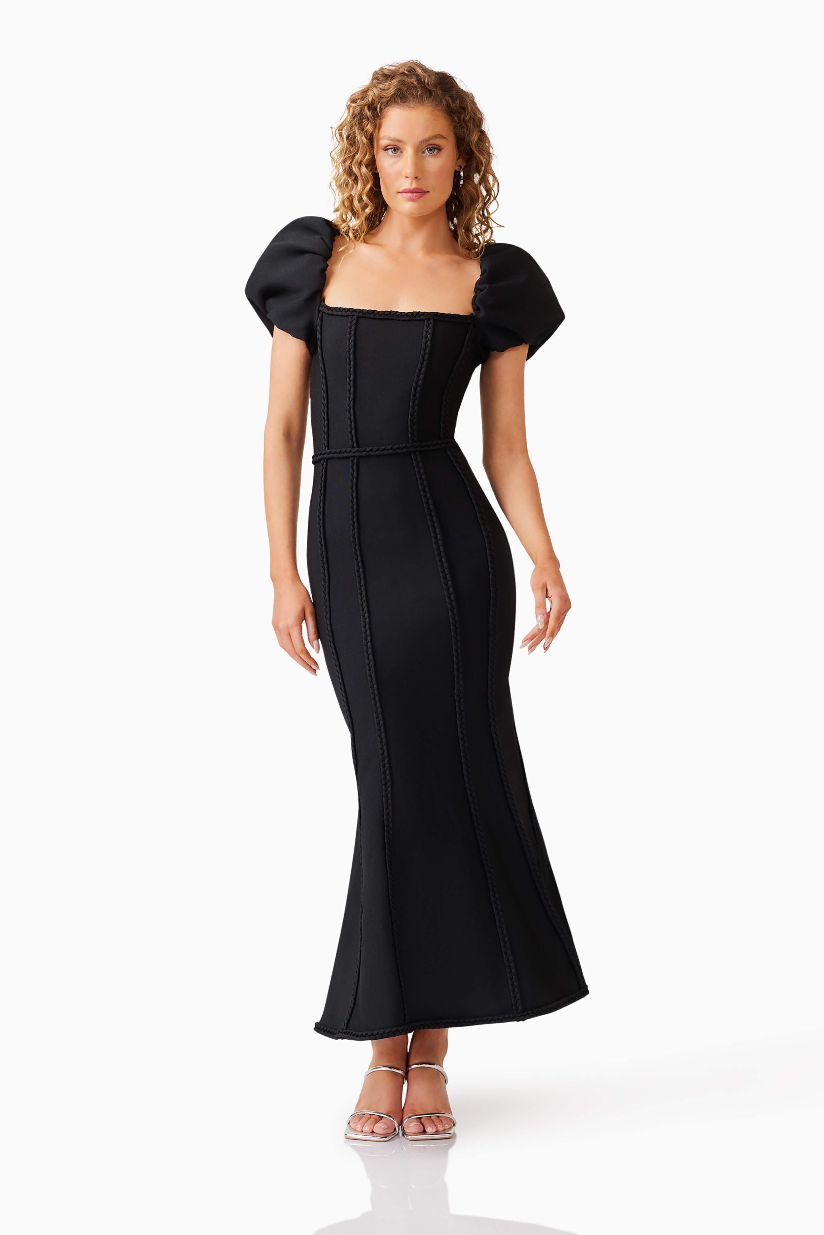 Katlyn Maxi Dress in Black