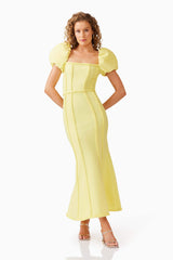 Katlyn Maxi Dress in Yellow