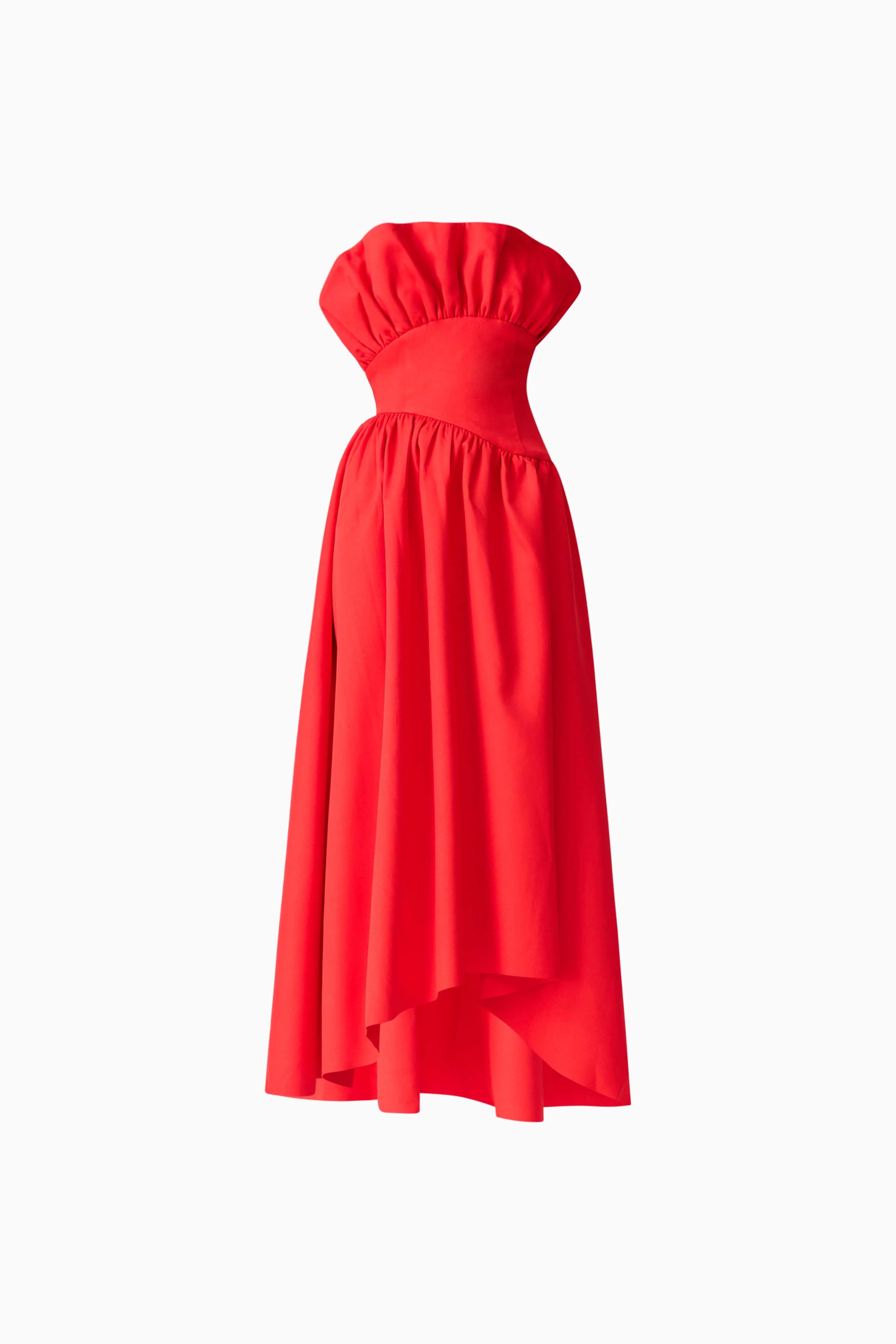 Laurel Sleeveless Maxi Dress In Red
