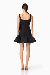 Dandelione Mini Dress in Black