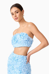 Kaia Floral Set in Blue