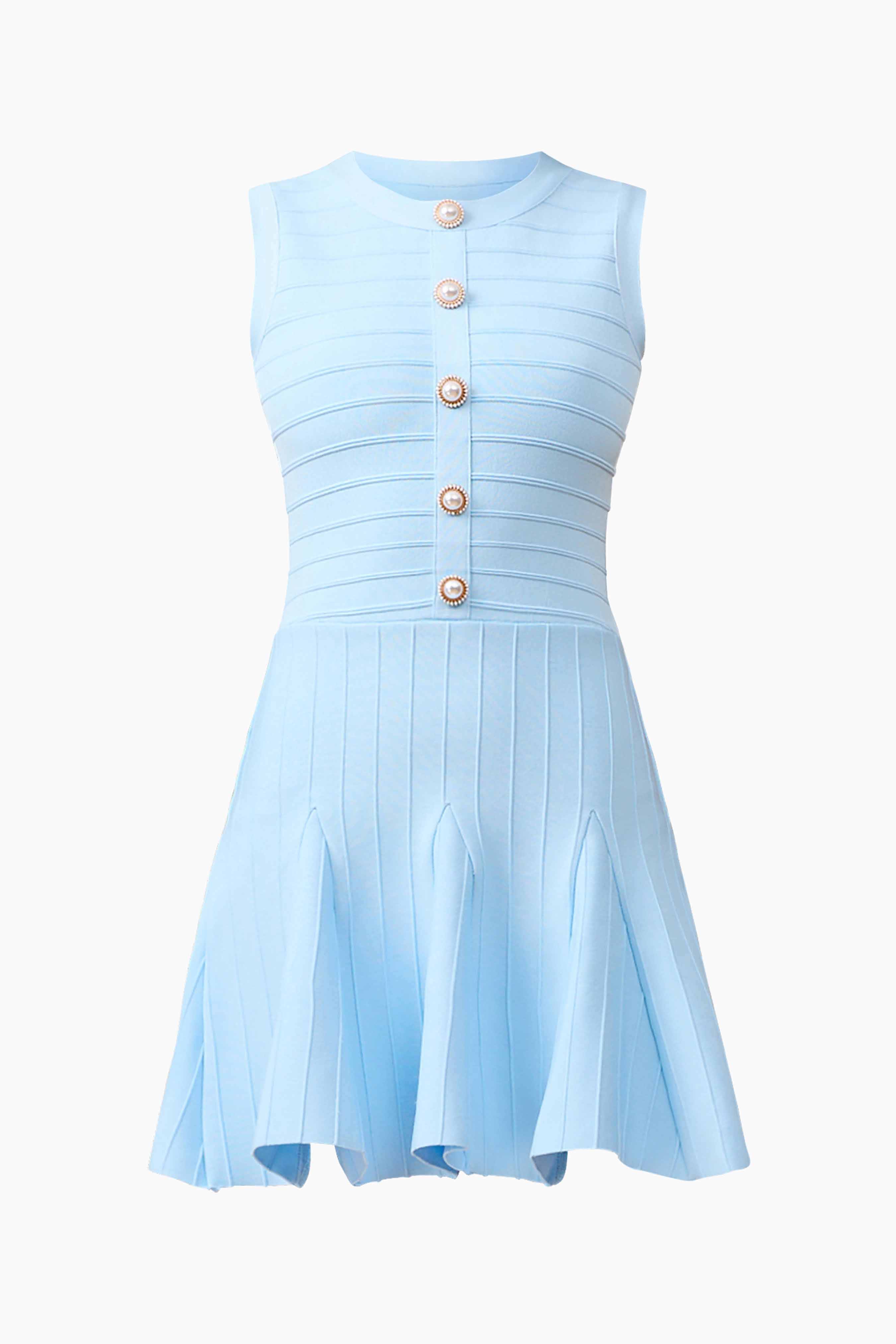 Fiona Mini Dress in Blue