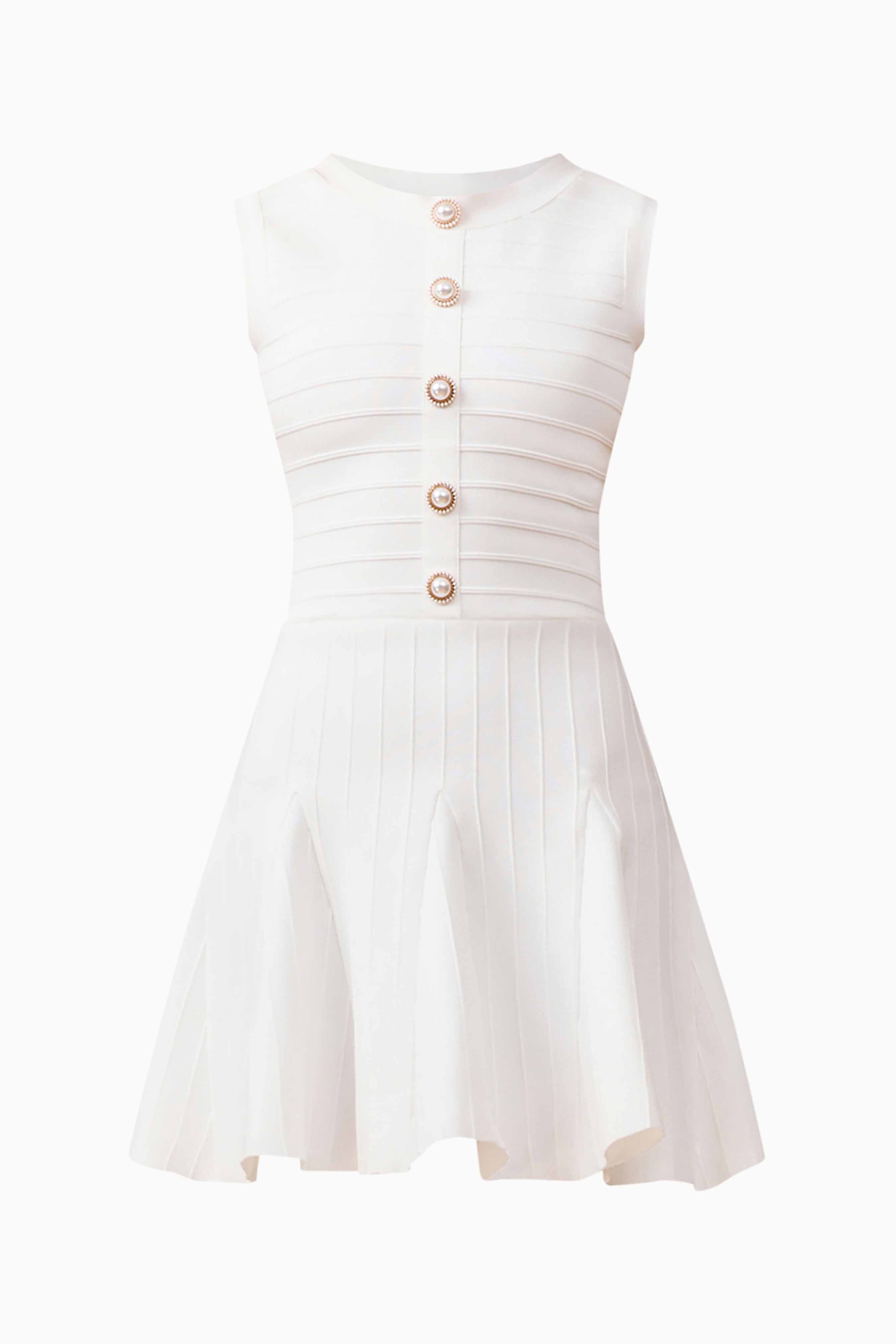 Fiona Mini Dress in White