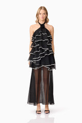 Melissa Halter Maxi Dress in Black