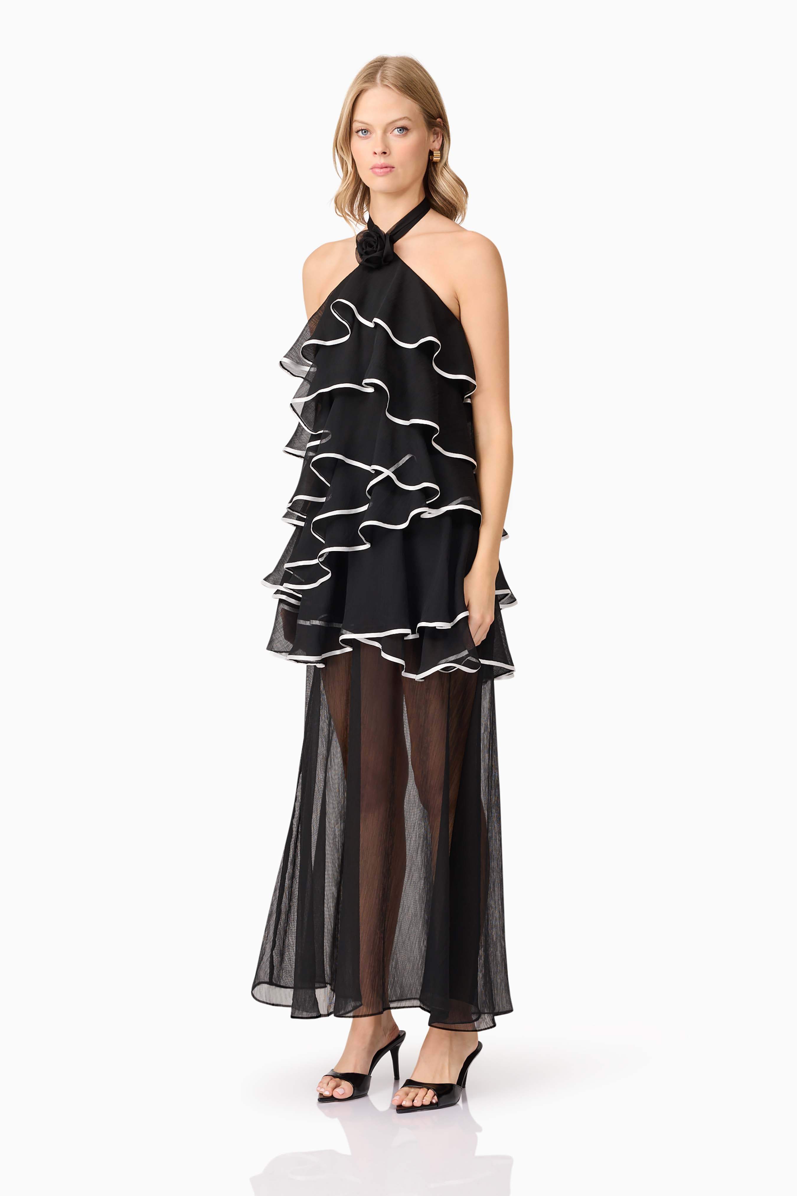 Melissa Halter Maxi Dress in Black