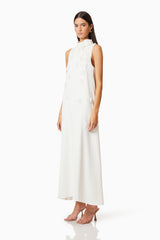 Lilydale 3D Maxi Dress In White