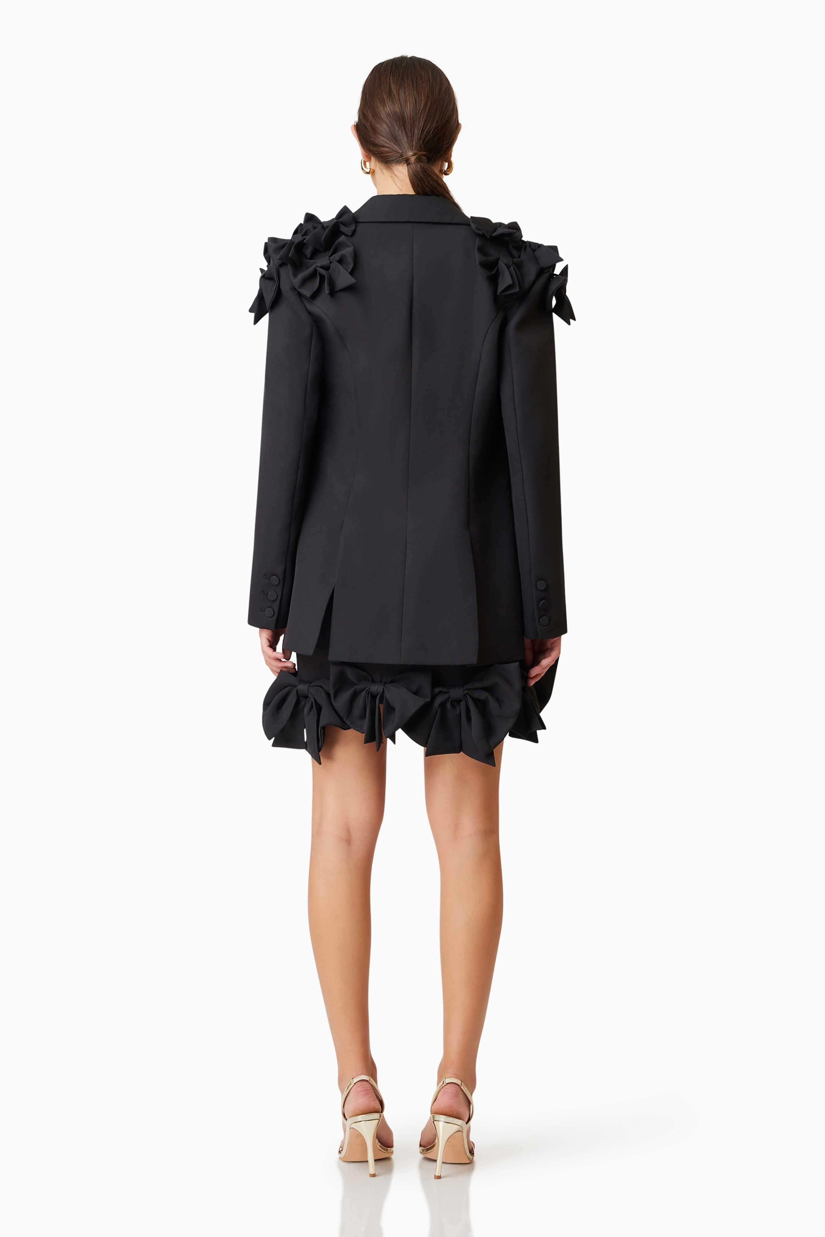 Kennedy Oversized Tailored Jacket in Black