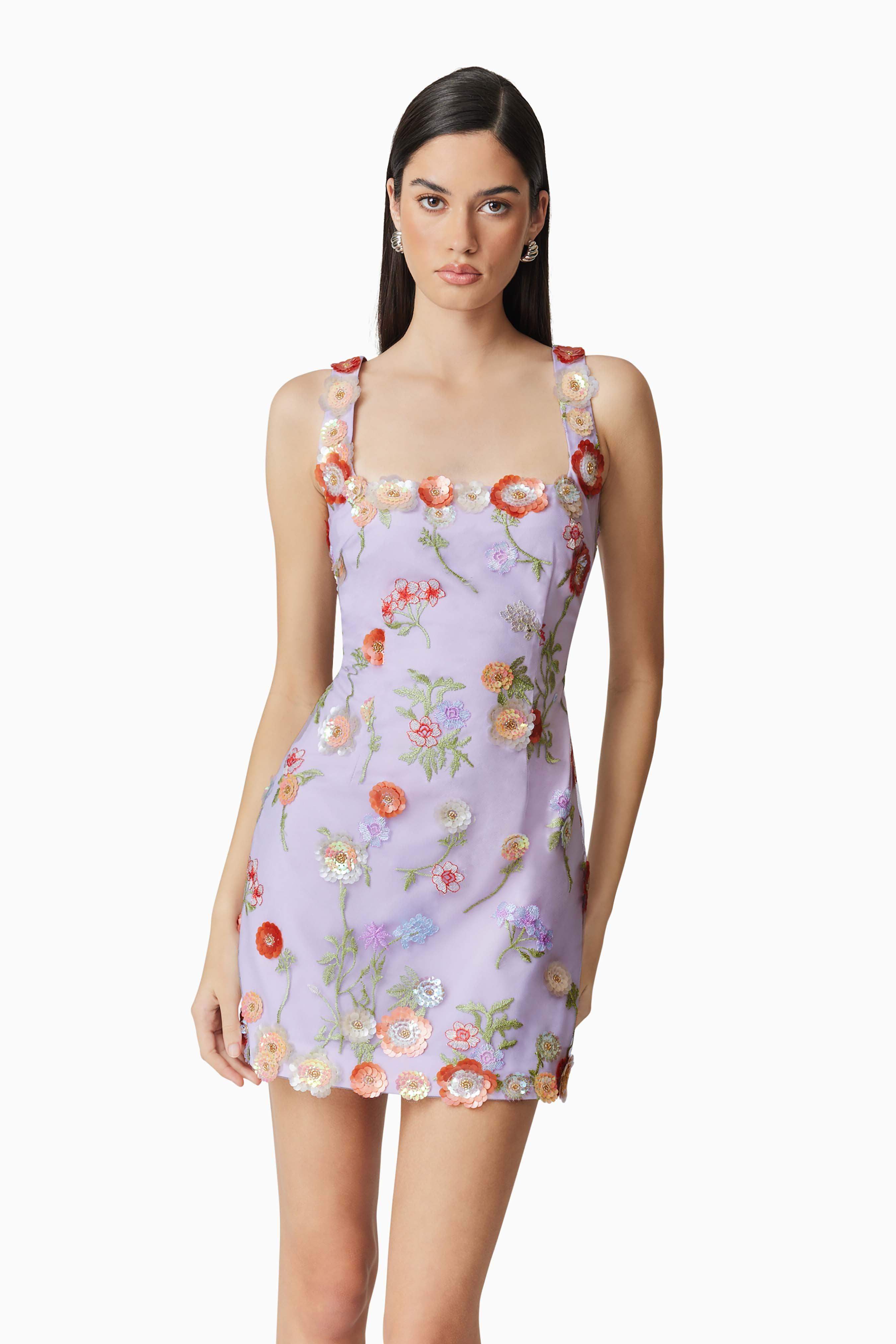 Naya Mini Dress in Purple